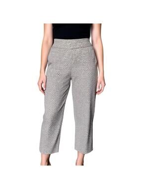 Women's Lightweight High-Rise Waist Cropped Capri Pull On Pants Size 12P